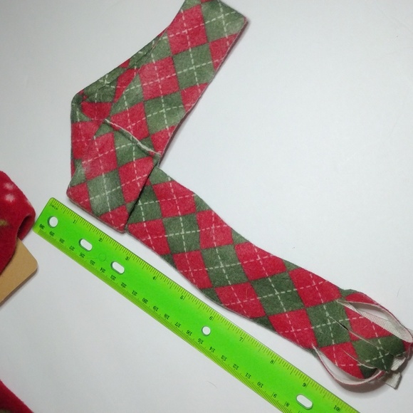 Grasslands Road Adjustable Doggie Scarves Set of 2 in Plaid & Spruce Print NWT - Picture 6 of 7